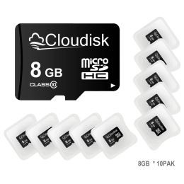 Cloudisk 10Pack Micro SD Memory Card 8GB 4GB 2GB 1GB U3 128GB 64GB 32GB 16GB Microsd Cards C10 A1 TF Card For Camera Phone