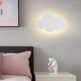 Wall Lamp Living Room Sconce Kid's Bedroom Bedside Decorative Clound Light Aisle Hallway Corridor Indoor Decor Lighting