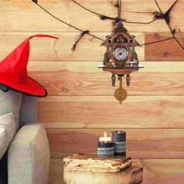 Wall Clocks Home Living Room Bedroom Cuckoo Clock Time Alarm Automatic Pendulum Decoration (cm009) Office