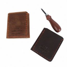 leacool 100% Genuine Leather Wallet Men The Secret Life Of Walter Mitty Cow Leather Wallet Vintage Crazy Horse Handmade Wallet d47g#