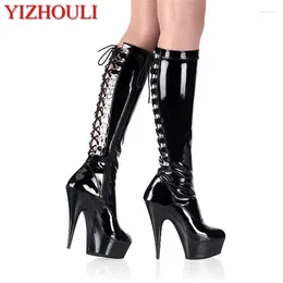 Dance Shoes 15cm High And Waterproof Platform Boots Sexy Club Pole Performances In Europe America