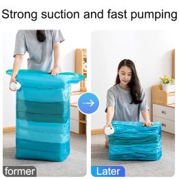 55W Powerful Vacuum Pump Clothes Storage Bag Reusable Blanket Organiser Electric Sealer Machine Space Saver For Travel Organiser