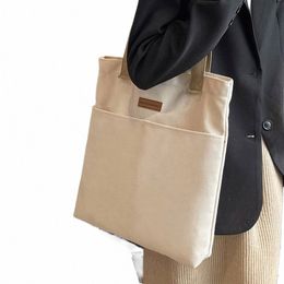 new Shop Bag Canvas Tote Bag Student Book Large-capacity Storage Bag Shoulder Female Eco-Friendly Reusable Handbags 51ZY#