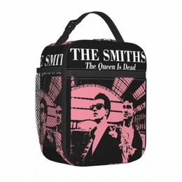 the Smiths Queen Is Dead Insulated Lunch Bags Lunch Ctainer Reusable Thermal Cooler Lunch Box School 47Ch#