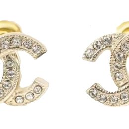 CHANNEL Ohrstecker, Perlen-Diamant-Tropfen-Gold-Ohrringe, Designer für Damen, Modemarke, verblasst nicht, Sier-Hochzeits-Ohrringe