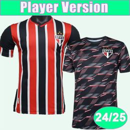 24 25 Sao Paulo Player Version Mens Soccer Jerseys RAFINHA LUCIANO CALLERI ARBOLEDA NESTOR DIEGO COSTA L. GUSTAVO ERICK FERREIRA Away Training Wear Football Shirts