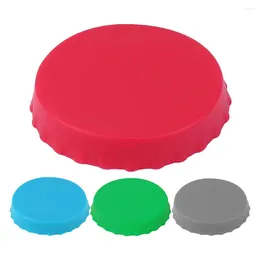 Dinnerware 4pcs Silicone Soda Can Covers Lids Beverage Caps Topper Protectors