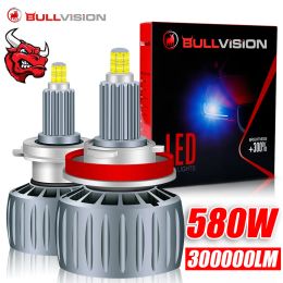 580W H7 LED Car Headlight Bulb 300000LM 3D 360 72 CSP H1 H8 H9 H11 9005 HB3 9006 HB4 9012 HIR2 Light for Vehicle Auto CANBUS 2PC