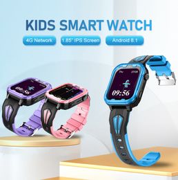Wonlex 4G Wifi Kids Smart Watch Whatsapp Android8.1 KT32 710mah Battery Video Call SOS GPS Location Tracker Children SmartWatch