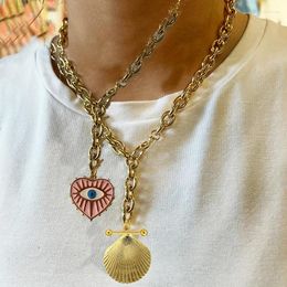 Pendant Necklaces Fashion Heart Shaped Zirconia Necklace For Women High Quality Red Love Mother Day Valentine Gift Jewelry