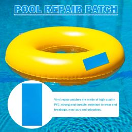 10pcs Swimming Pool Patch Self-Adhesive PVC Underwater Repair Patches Multifunctional Durable Croppable Inflatable Boat Supplies