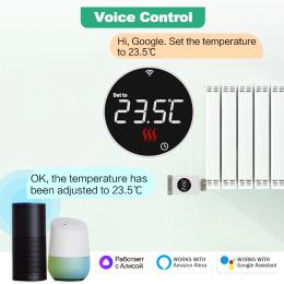 Tuya Smart Home Thermostatic Head Radiator Valve Actuator Heating Temperature Controller Smart Life Alexa Google Home Alice