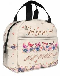 christian Gifts For Women Lunch Bag - Inspiratial Religious Gifts For Women Christian Graduati Birthday Gift Idea Lunch Box R9wO#