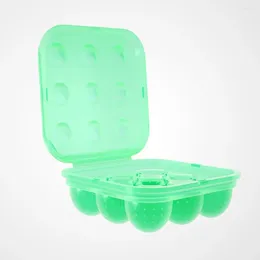 Storage Bottles Space-saving Egg Durable Holder 9-grid Box Fridge Organiser For Kitchen Home Refrigerator