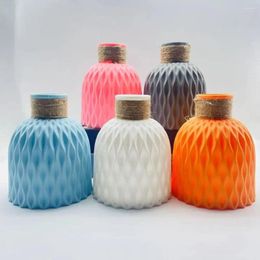 Vases Modern Plastic Vase Flower Pot Basket Nordic Home Living Room Decoration Ornament