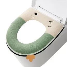 Toilet Seat Covers Breathable Soft Cushion Universal Comfortable Protector Bathroom With Zipper And Handl