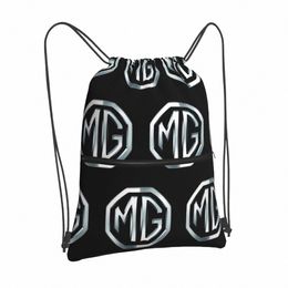 mg Drawstring Backpacks For Men Women's Bags Sports fishing pesca Lunch Bag Dance Bag Yoga Shop Competiti Metal Feeling 74tz#