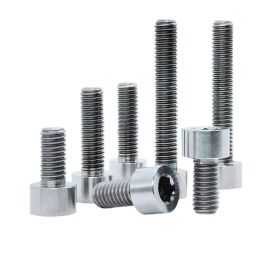 M1.6 M2 M3 M4 M5 M6 M8 M10 M12 M16 X 6-110mm TC4 GR5 Titanium Alloy Screws Cap Cup Head Hex Allen Bolt Screw Bicycle Motorcycle