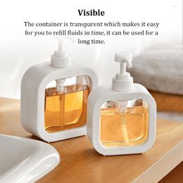 Liquid Soap Dispenser Empty Bathroom Pump Bottle Reusable Shower Washing Container