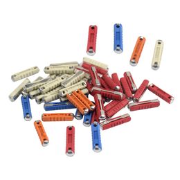 50-200PCS Torpedo Type 12V Fuses Bakelite 12V Zinc Chip Auto Torpedo Car Fuse Set Torpedo Type Ceramic Fuse for Automobile