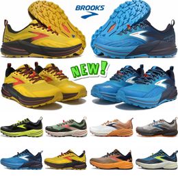 Classic Brooks Cascadia running shoes designer mens womens Outdoor sports sneakers trainers Low Tops black white bule green orange EUR 36-45