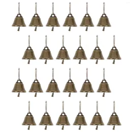 Party Supplies 25 Pcs Bronze Horn Bell Mini Bells Decor Christmas Tree Pendants Copper Small Hanging Decors