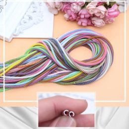 140cm Cable Protectors Soft Spiral USB Wire Protector Flexible Cord Protector For MacBook Laptop Earphone Computers iPad