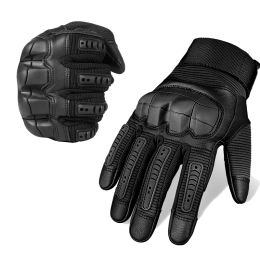 Special Forces Military Tactical Gloves Paintball Shooting Airsoft PU Leather Touch Screen Motorcycle Gloves Protective Gear