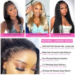 Deep Wave Frontal Wig 13x6 Hd Lace Wet And Wavy 13x4 Curly Human Hair Wigs Brazilian 30 32 Inch Lace Front Wig Human Hair Sale