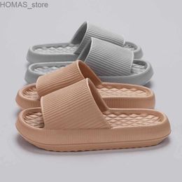 home shoes Soft Sole Platform Slippers Women Summer Thick Bottom Non-Slip Cloud Slides Woman Sandals 2024 Casual Beach Flip Flops Ladies Y240401