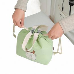 lunch Bento Tote Pouch Reusable Small Cute Lunch Bag with Drawstring Suitable for Girls Adults Women Work Beach Cam Picnic 83Os#