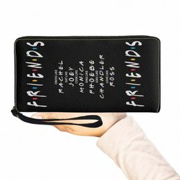 wallet Women Luxurry 2023 to My Best Friend Luxury Leather Ladies Wallets Zip Around Slim Wrist Strap Girls Purse Coin Bag Case c6Ey#