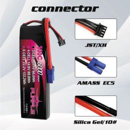 CNHL 3S 4S 6S Lipo Battery 6000mAh 11.1V 14.8V 22.2V 100C with EC5 Plug for RC Car Truck Tank Truggy Boat Vehicle Buggy Hobby