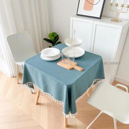 Table Cloth Color Cotton And Linen Cloth_AN3689