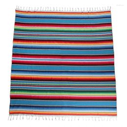 Table Cloth Mexican Blanket Tablecloth For Party Wedding Decorations Square Cotton Colourful Cover