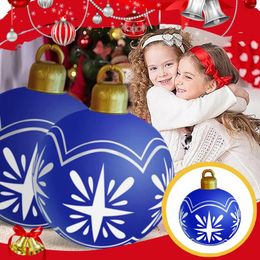 Party Decoration Gift PVC Ornaments Inflatable Christmas Festive Atmosphere Outdoor Xmas 23.6Inch For Home K2so Ornament