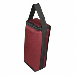 2 Bottle Wine Totes Bag Leakproof Keeps Wine Ice Cold Thermal Wine Carrier Bag for Outdoor Sports Party Travel Picnic Beach K9Y9#