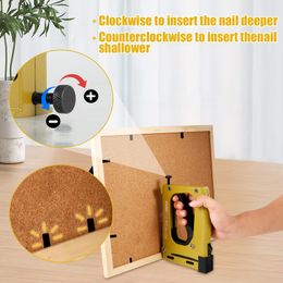 Picture Framing Point Driver Aluminium Alloy Hand Picture Frame Tool Lightweight Point Nail Tacker Photo Frame Backing Nailer