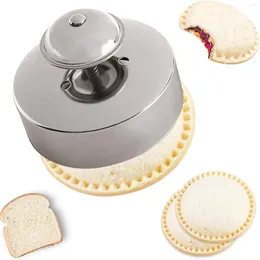 Baking Tools Hamburger Pie Mold Bread Round Stainless Steel DIY Sandwich Cutter BakingStainless Cutting Sealing Mould