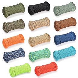 Paracord 31 Metres Parachute Cord Dia.4mm 10 Stand Cores 650 Paracord Survival Lanyard Tent Rope for Outdoor Hiking Climbing Camping Rope