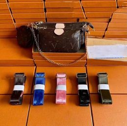 2024 Luxury Tote Shoulder Bag Purse Designer Handbag Messager Bags Brand Crossbody Totes pu leather Womens mini 3PCS/set coin purse