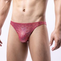 Underpants Colourful Mens Sexy Briefs Elastic Underwear Male Swimwear Lingerie Convex Pouch Youth Bikini Bottom Panties