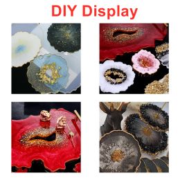 Broken Glass Stones Resin Fillings Crystal UV Epoxy Filler DIY Crafts Nail Art Decorations Handmade Jewelry Making Mold Fillings