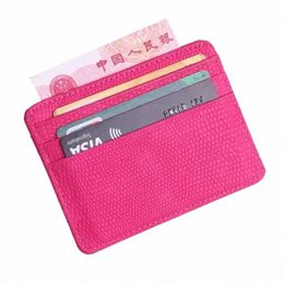 portable Double Sided Pattern Card Wallet Id Holders Women Men Slim Wallet Change Purse Travel Wallet Holder with 5 Card Slots d3RH#
