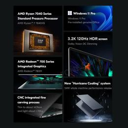 Xiaomi Redmi Book Pro 15 2023 Laptop Ryzen R5-7640HS/R7-7840HS AMD 780M/760M 16G RAM 512G/1T 15.6Inch 3.2K 120Hz New Mi Notebook