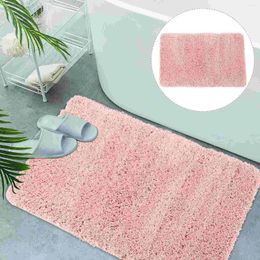 Bath Mats Fluffy Absorbent Floor Mat Bathroom For Tub Polyester (Polyester) Water Absorption Pad