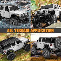 EXHOBBY 787-1 Two Batteries RTR 1/24 2.4G 4WD RC Car Rock Crawler LED Light Off-Road Climbing Truck Vehicles Models Toy