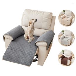 Chair Covers Waterproof Recliner Seat Slipcover Anti-Slip Dogs Pet Kids Sofa Armrest Cover Single Couch Cushion Furniture Protector