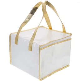 Take Out Containers Insulated Meal Delivery Bag Backpack Organiser Portable Cake Storage Insulation