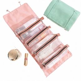 4 in 1 Travel Makeup Bag Organiser Portable large storage Multifunctial Organiser for suitcase top loader w Cosmetic bag s1ME#